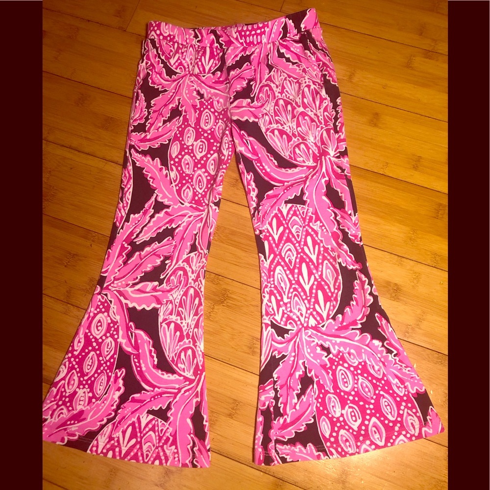 Lilly Pulitzer Tola Girls Flare Pants Coco Jungle
